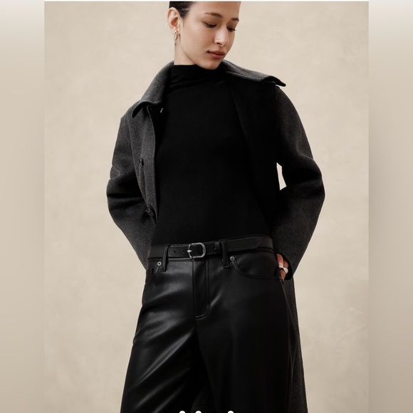 Banana Republic | Bootcut Fit Pleather Pants - Picture 3 of 9